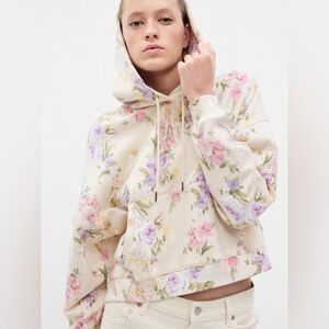GAP x LoveShackFancy Floral Logo Hoodie
